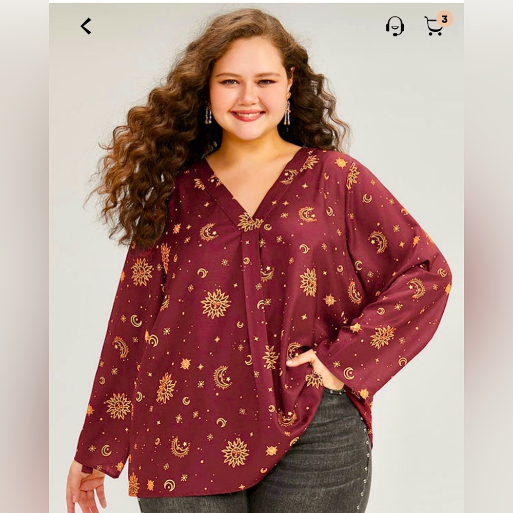 BloomChic blouse size 12(l)